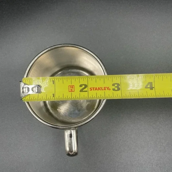 Vintage 1940c Silverplate Baby Cup- Unmarked - EUC- Toddlers Cup Baby Gift 6oz - Picture 12 of 15